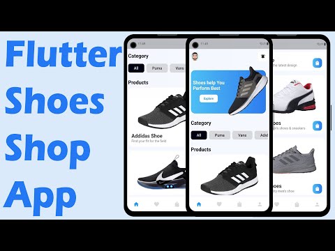 Shoes Shop App Flutter UI | e-commerce Shoes Shop Application | UmairDev