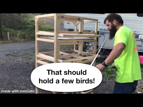 Building the ​⁠​⁠​⁠@CoturnixCorner Stacking Quail Hutch I