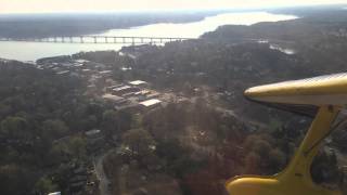 preview picture of video 'Clarksville Seaplane Flyby'
