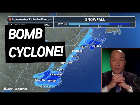 Forecast Feed: "Bomb Cyclone" Will Bring Blizzard to East Coast!