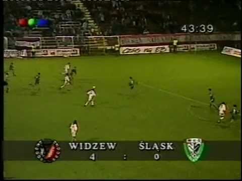 Widzew Łódź - Śląsk Wrocław 4-0  21.10.1995