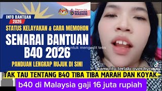 Download lagu Koyak tak percaya dengan gaji b40 Malaysia dibantu oleh kerajaan TKW ini merepet tak jelas dan lawak mp3
