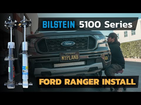Bilstein 5100 2.5" Leveling Kit Install on our 2020 Ford Ranger FX4