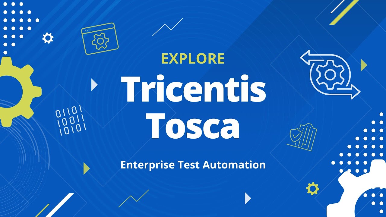 Tricentis Tosca Enterprise Test Automation Demo - Model-based testing approach and enterprise-grade platform capabilities