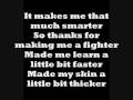 Christina Aguilera - Fighter - *(With Lyrics)* 