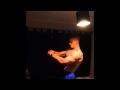 16 YEAR OLD BODYBUILDER POSING: SIDE CHEST