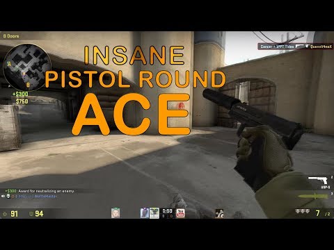 CS GO Pistol Round Ace | ALL HEADSHOTS