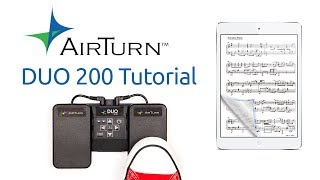 AirTurn Duo – Dual Wireless Pedal Controller with Removable Bluetooth Handheld Remote