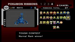 Apollo the Heracross - All Pokémon Generation 3 Ribbons (RSE/FRLG/COLO/XD)