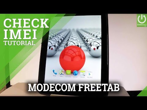 How to Check IMEI in MODECOM FreeTAB 8001 3G - Read IMEI