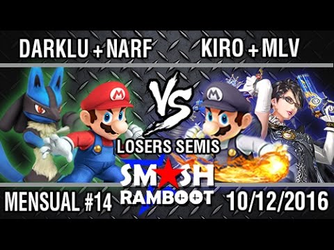 [SmashxRamboot Christmas Edition II] Darklu+Narf Vs. Kiro+MVL Losers Semis