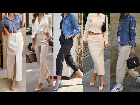 FASHION 2025 BASIC AND SIMPLE LOOKS with CLOTHES in 2025 fashion TRENDS