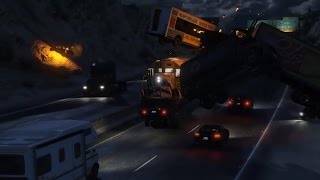 gta 5 train on street &amp; highway 2 - new route