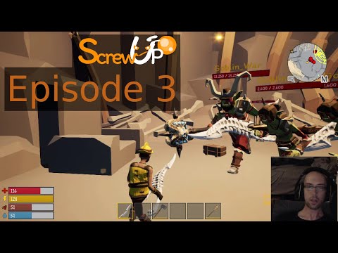 Screw Up! E3 - Facing The King Goblin In Screw Up! An Island Survival / Crafting Game