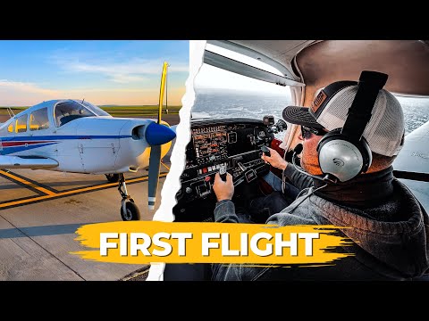 First flight in a small plane - Discovery Flight
