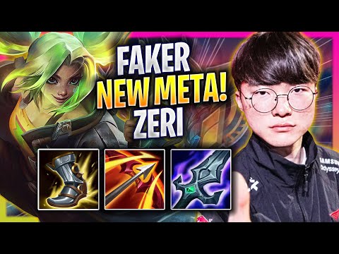 FAKER CRAZY NEW META ZERI MID! - T1 Faker Plays Zeri MID vs Lucian! | Season 2024