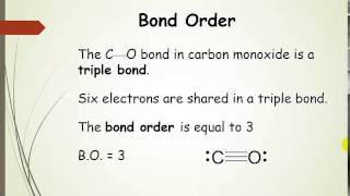 Bond Order, Bond Lengths, and Bond Strengths