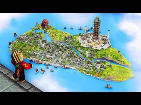 I Built the Tower Of Sacred Flames in Minecraft