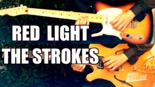 Red Light - The Strokes ( Guitar Tab Tutorial &amp; Cover )