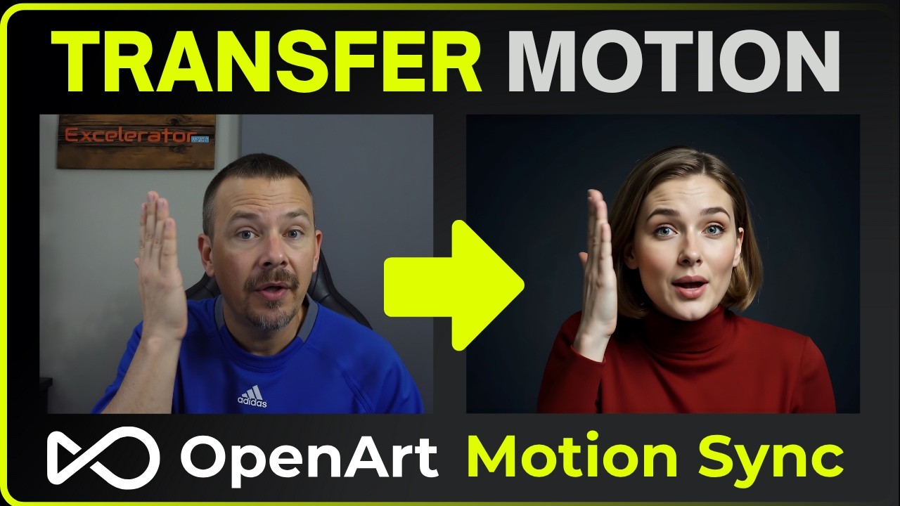 OpenArt Motion + Runway Act-Two in OpenArt Motion Sync (Motion Transfer AI Video)