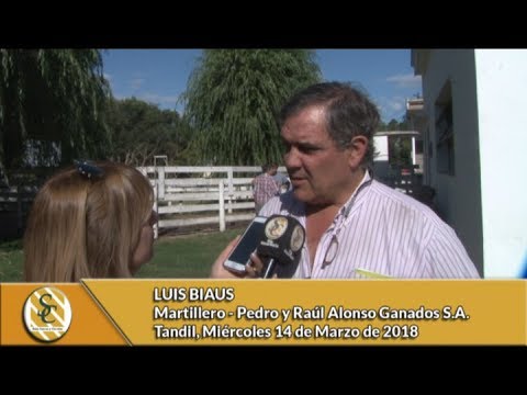 14-03-18 - Luis Biaus - Martillero - Pedro y Raúl Alonso Ganados S.A. - Tandil