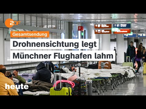 heute 19:00 Uhr vom 03.10.2025 Wiedervereinigung, Flughafen München, Tschechien-Wahlen