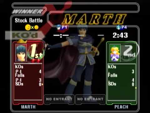 Stango (marth) vs Ctrlaltdefeat (peach) Tourney Jawn 2 Winners Semis