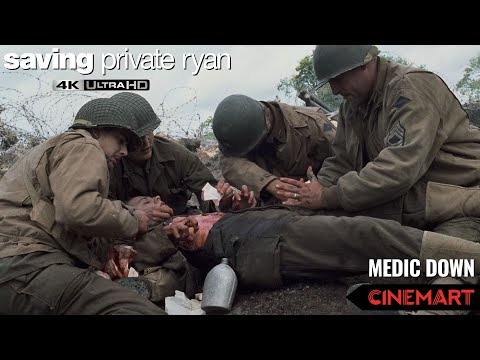 SAVING PRIVATE RYAN (1998) | Medic Down | The Platoon's Rage Scene 4K UHD
