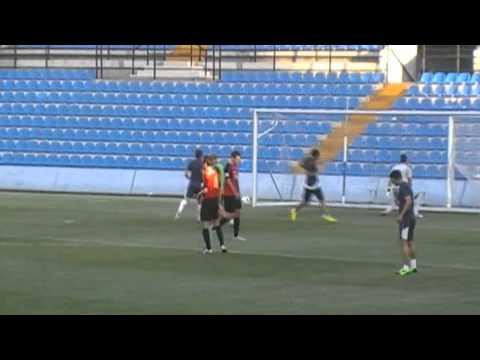 Los tres goles del Hércules al Jove Espanyol  en pretemporada (1)