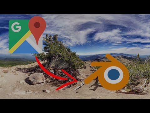 Import Google Street Views Into Blender!