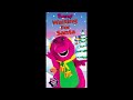 Opening Closing To Barney Waiting For Santa 1998 Reprint