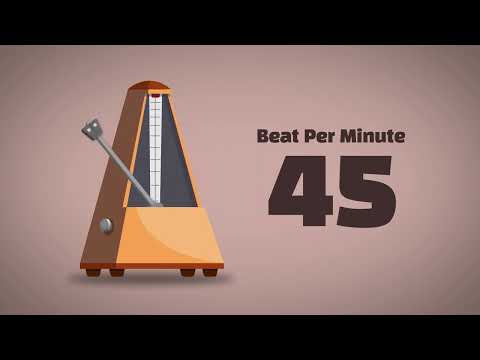 45 BPM Metronome [1Hour]