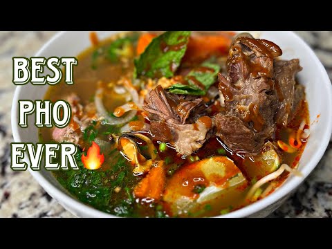 The BEST CAMBODIAN PHO EVER‼️🔥 🔥 (Kathiew) | How To Make Pho