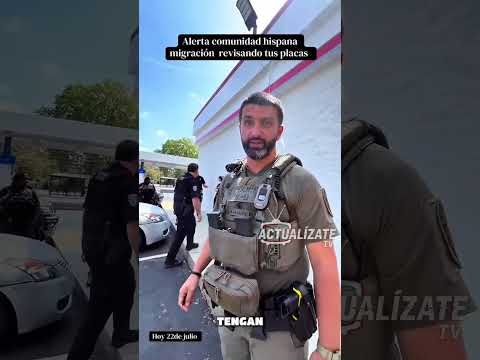 ¡ALERTA MIGRACIÓN! REVISAN TUS PLACAS 🚘🚨🚨