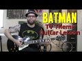 Batman TV theme guitar lesson w/tabs