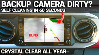An Insanely Easy Way to Make Your Backup Camera SELF-CLEANING (Never Wipe Again)