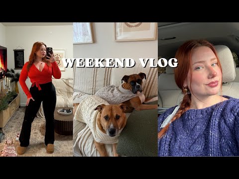 weekend in my life vlog: cozy weekend at home, meal planning + grocery haul