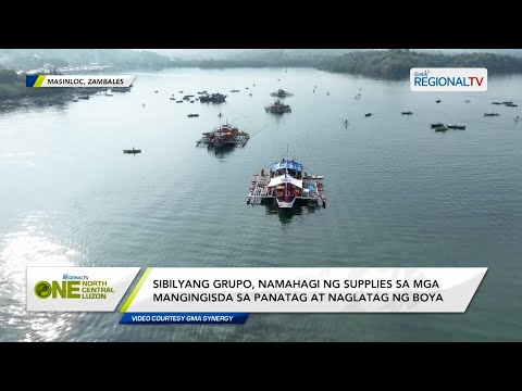 One North Central Luzon: Sibilyang grupo, namahagi ng supplies sa mga mangingisda sa Panatag