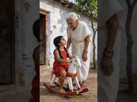 Little girls love to ride little white horses.#indainshorts #lovestory