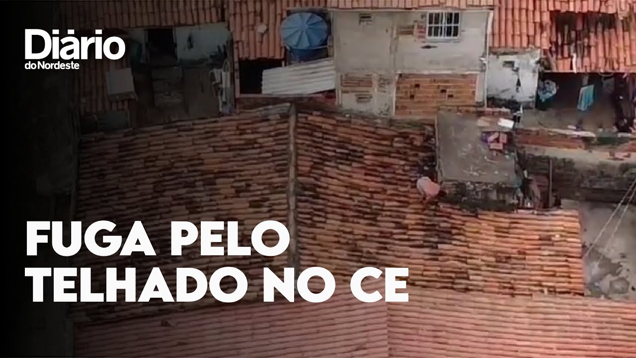 Imagem da notícia Suspeito de roubos em Baturité foge pelo telhado, mas é localizado por drones