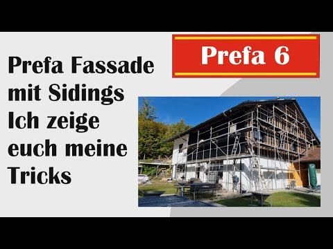 Blechverkleidung, Prefa Montage PREFA Siding - X Fassade  aus Aluminium in schwarz