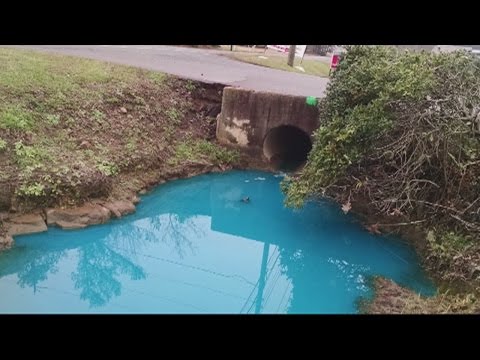 Blue water mystery solved