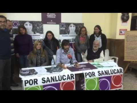 David Rodríguez encabezará la lista a las municipales de 'Por Sanlúcar si se puede'