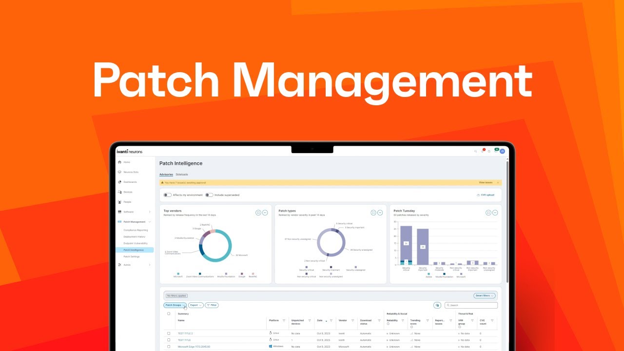 Micro Product Demo: Ivanti Neurons for Patch Management