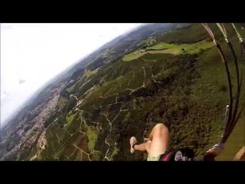 Decolagens parapente em serra negra.jr aeromodelos 1º voo filmado de cima