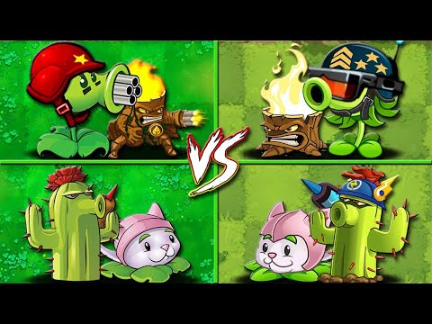 Random Pair Team Pvz 1 vs Pvz 2 Battlez - Which Team Plants Will Win?
