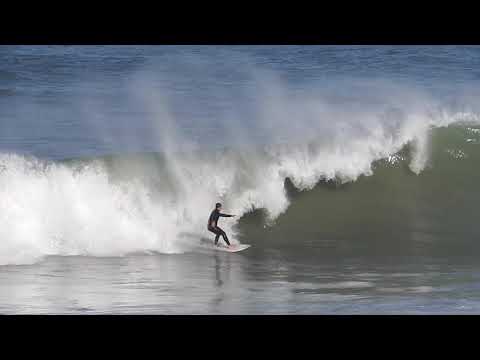 morning surf with Abdel Elharim