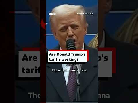 Are Donald Trump's tariffs working? #US #BBCNews