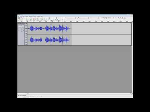 How to make your voice deeper - Audacity Tutorial