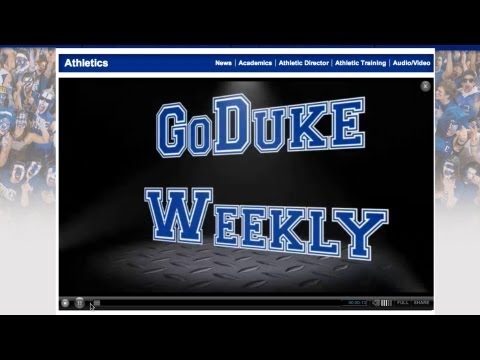GoDuke Weekly Webcast Show Captures Athletics Action
